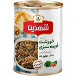 کنسرو قرمه شهدین