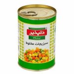 کنسرو مخلوط سبزیجات دلپذیر(155000 ف)