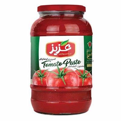 رب عزیز 1500 گرم شیشه ای(235000ف) گوجه فرنگی