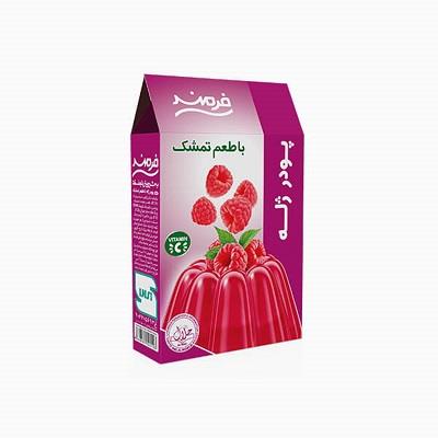 پودر ژله100گ تمشک فرمند(40000 ف)