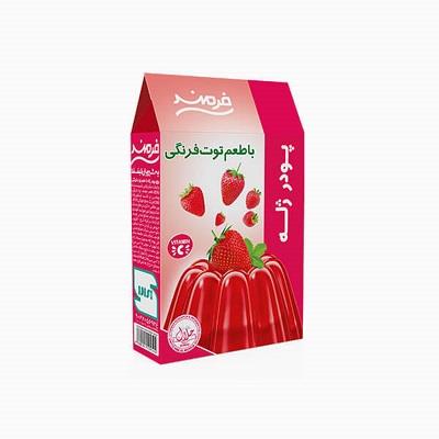 پودر ژله100گ توت فرنگی فرمند(60000ف)