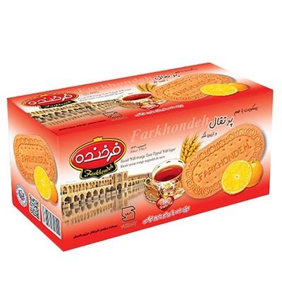 بیسکوییت850گ پرتقالی فرخنده(429500ف)