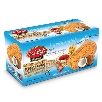 بیسکوییت 850گ نارگیلی فرخنده(429500ف)