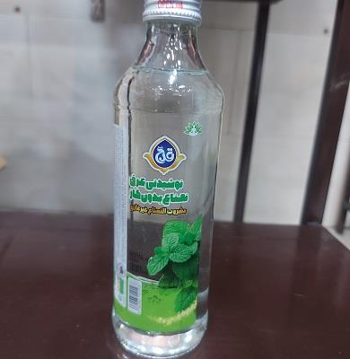نوشیدنی شیشه نعنا قدح